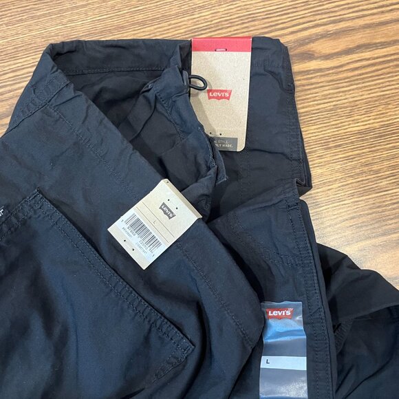 M101 Levi's Women's Black Baggy Parachute Pants - NWT $69.50 - Picture 2 of 8